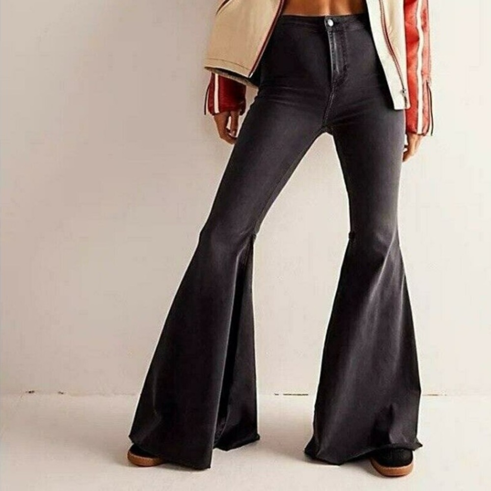 We the Free Just Float On Charcoal Gray extra flare cord size:27